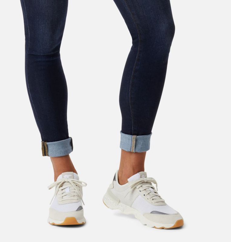 Sorel Dam Sneakers Vita - Kinetic™ Lite Lace Låga - PHI-291348